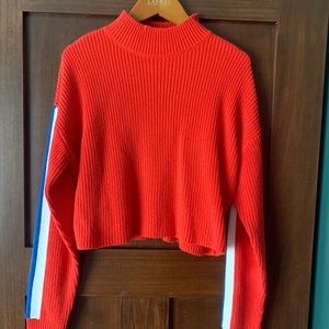 H&M Crop Moc Neck Sweater